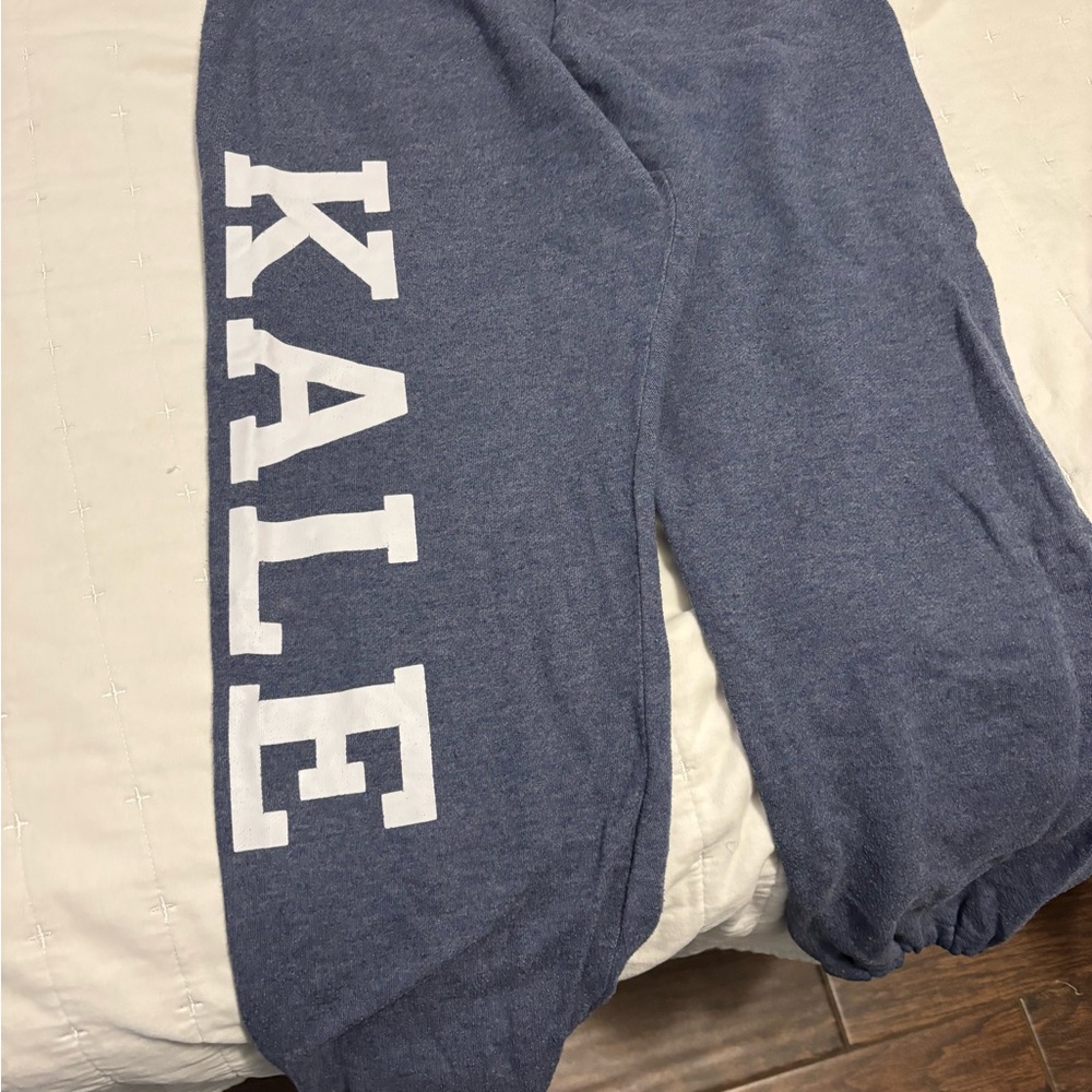 Graphic sweat pants